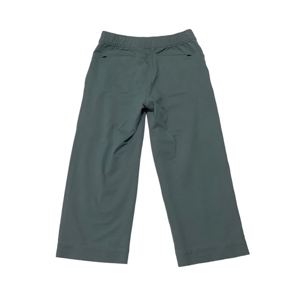 Orvis Cargo Capris Sz Medium Stretch Blue Grey Green - Picture 2 of 8